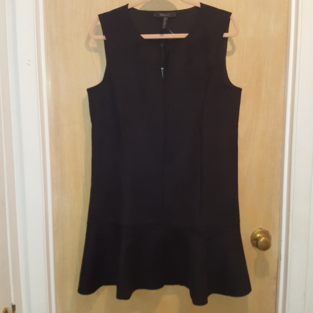 New sleeveless BCBGMAXAZRIA DRESS, Black Size L